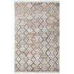 Feizy Beckett 0771F Transitional Trellis & Lattice in Gray/Ivory/Tan