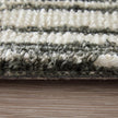 Feizy Colton 8A56F Modern Abstract Rug in Black/Ivory