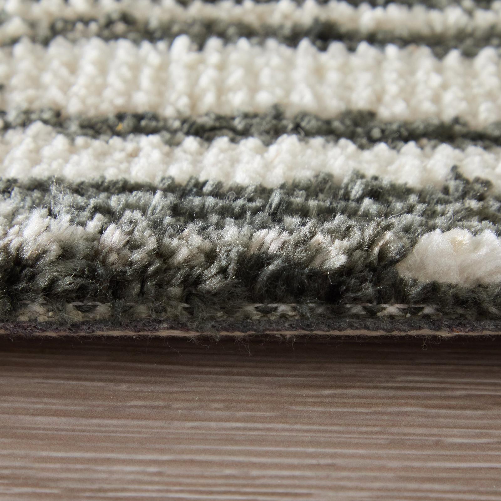 Feizy Colton 8A56F Modern Abstract Rug in Black/Ivory