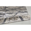 Feizy Kano 3877F Transitional Abstract Rug in Taupe/Gray/Ivory