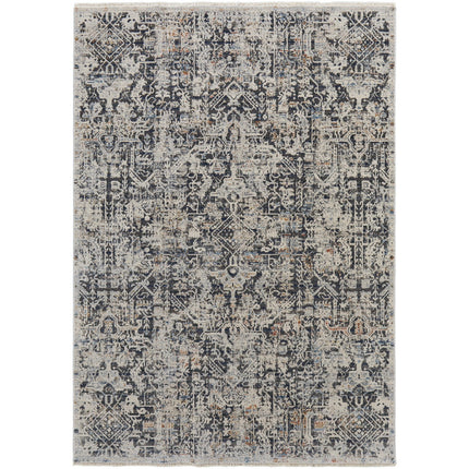 Feizy Kaia 39HUF Transitional Distressed in Ivory/Gray/Taupe