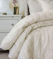 Eastern Accents Halo Champagne Hand-Tacked Comforter