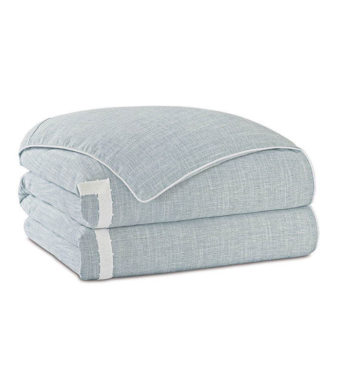 Eastern Accents Amberlynn Mitered Picot Hand-Tacked Comforter