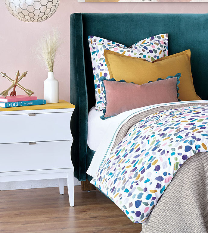 Eastern Accents Charlie Speckled Tacked Comforter