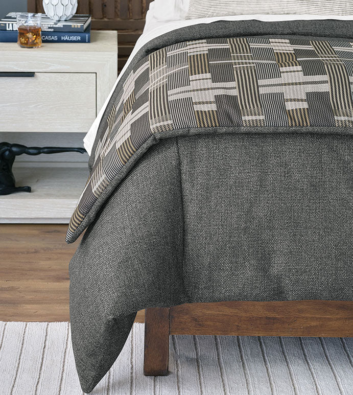 Eastern Accents Enoch Textured Duvet Cover