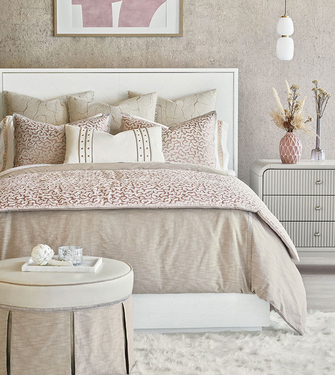 Eastern Accents Emmeline Textured Tacked Comforter