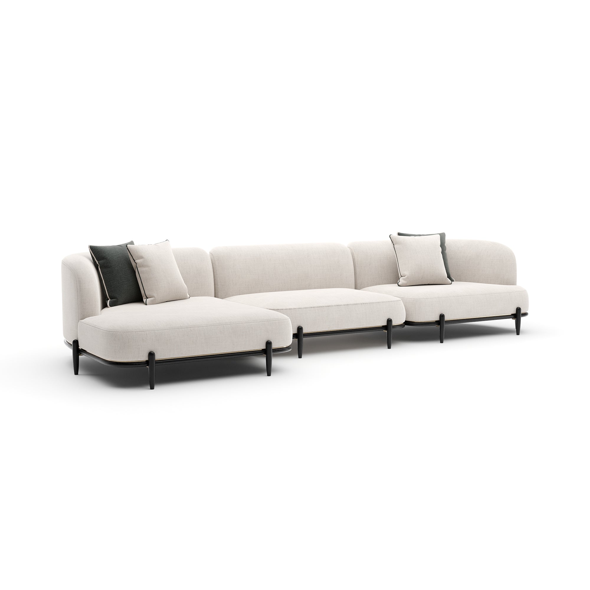 Caracole Madera Sectional
