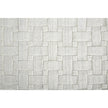 Feizy Redford 8669F Transitional Solid in White/Silver