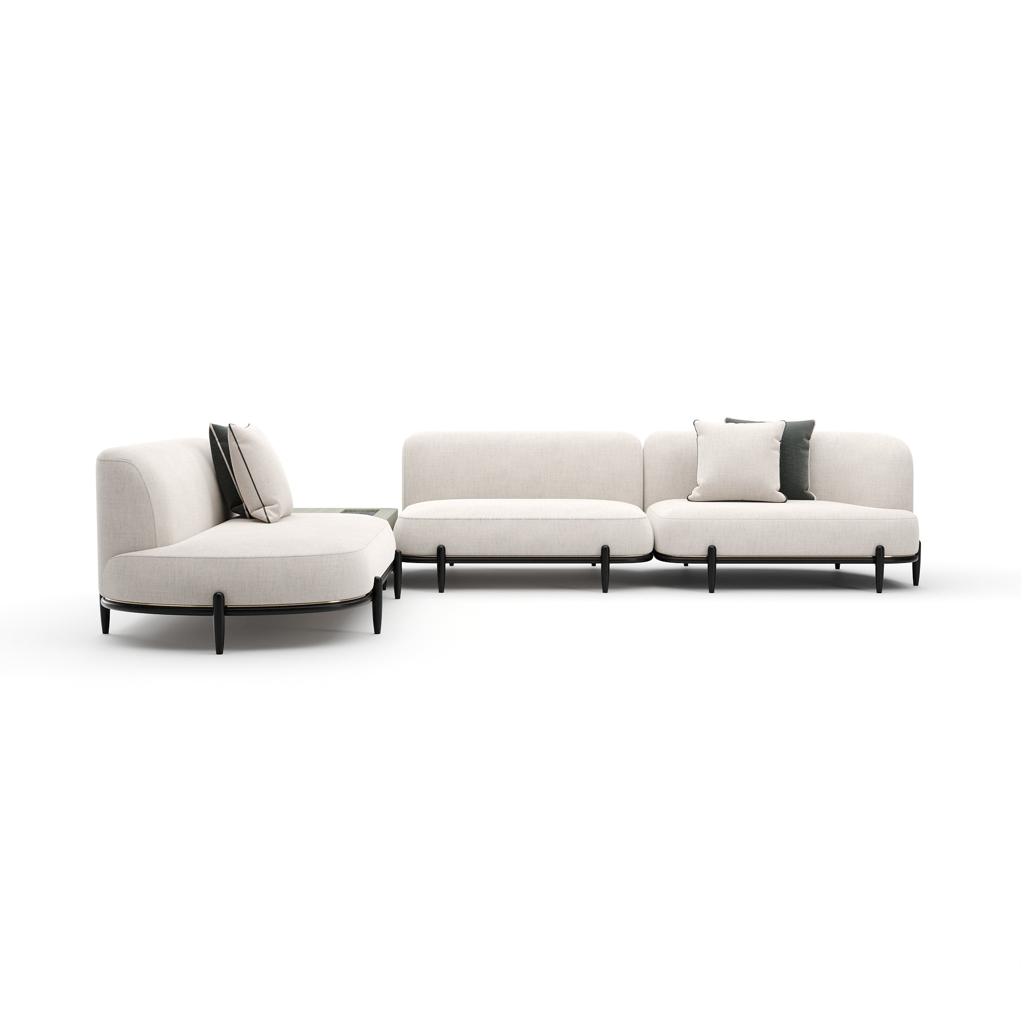Caracole Madera Sectional