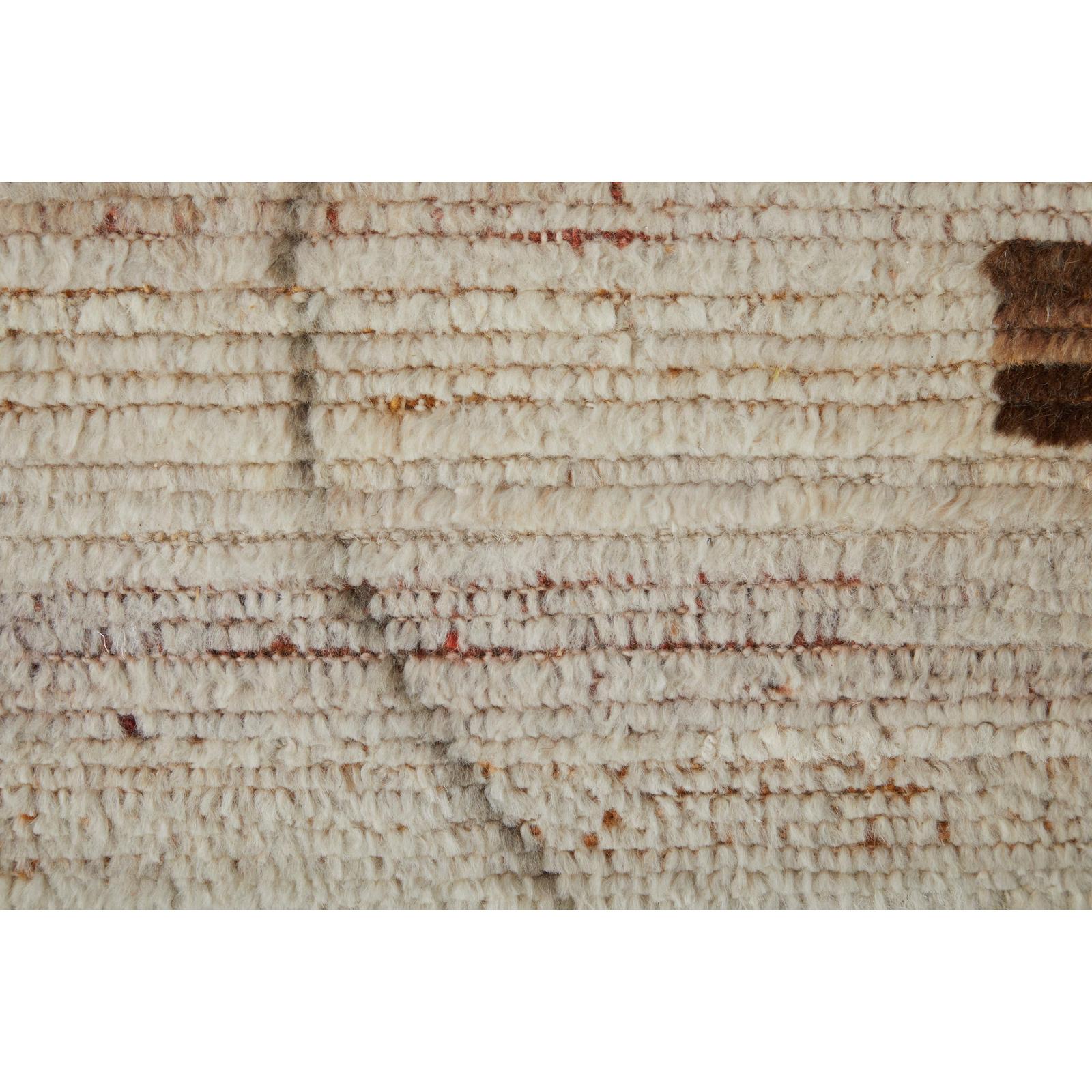 Feizy Kasbah 69G0F Transitional Moroccan Rug in Ivory/Tan/Orange
