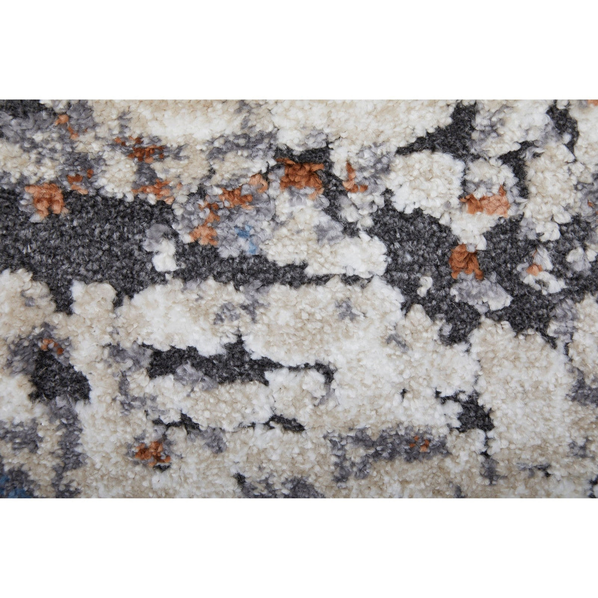 Feizy Gilmore 39MLF Modern Abstract in Ivory/Blue/Gray