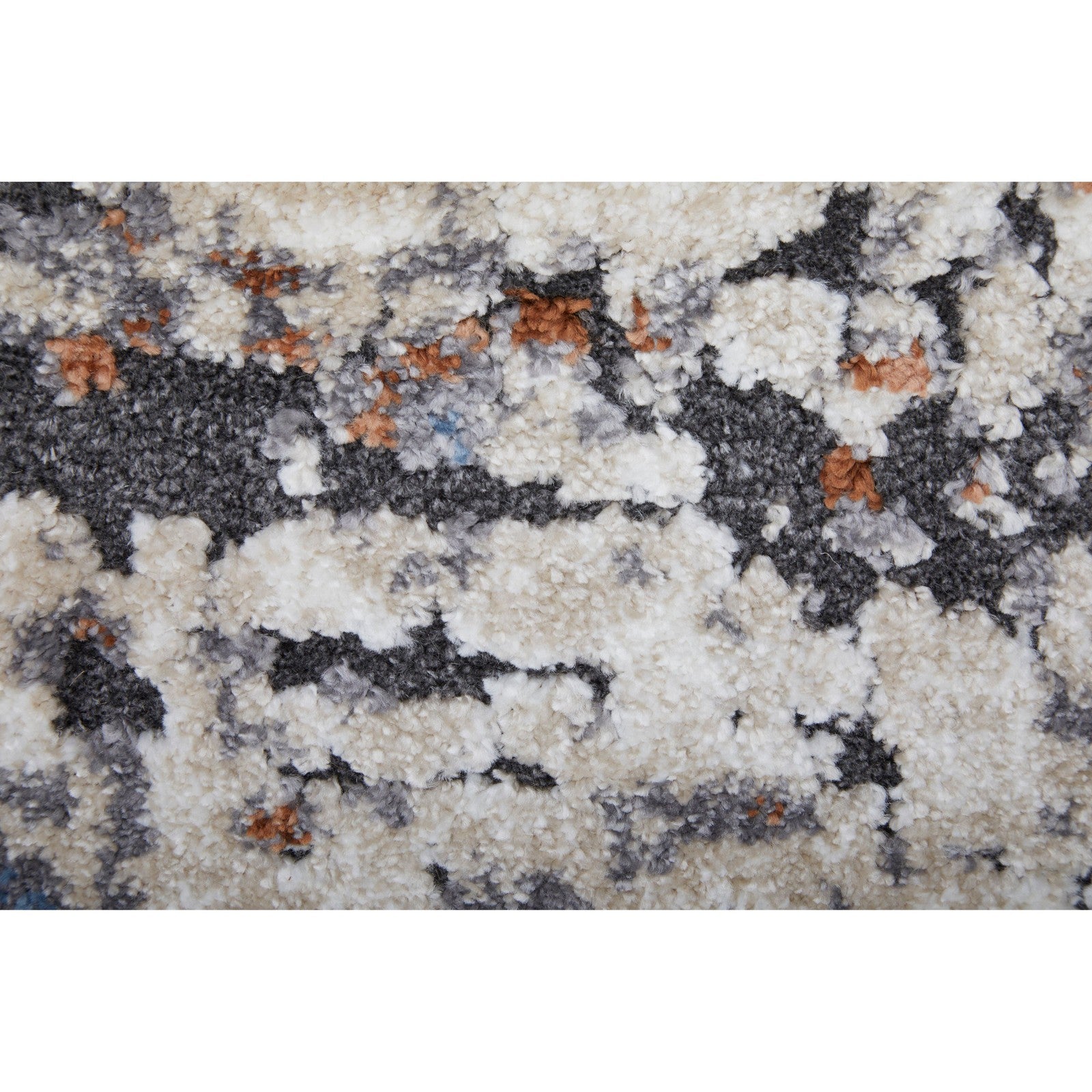 Feizy Gilmore 39MLF Modern Abstract in Ivory/Blue/Gray