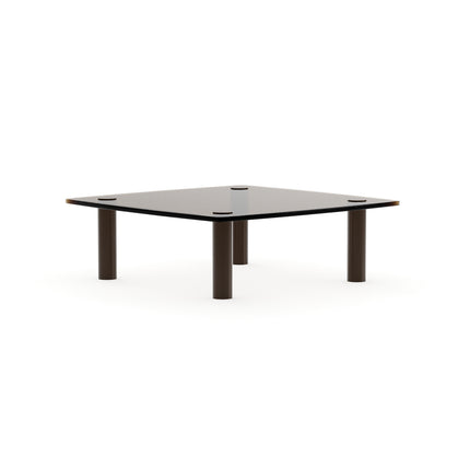 Caracole Resurface Bronze Glass Cocktail Table