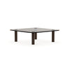Caracole Resurface Bronze Glass Cocktail Table