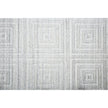 Feizy Redford 8670F Transitional Solid in White/Silver