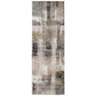 Feizy Skyview 39Q9F Modern Abstract Rug in Gray/Taupe/Ivory