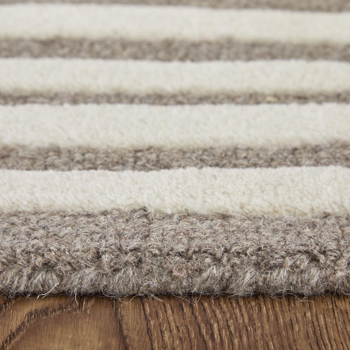 Feizy Kimball 8A31F Transitional Abstract Rug in Taupe/Ivory