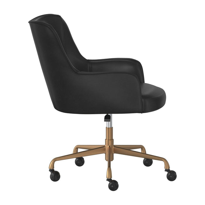 Sunpan Franklin Office Chair - Vintage Black