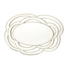 Michael Amini Camellia Field Wall Mirror - Antique Gold
