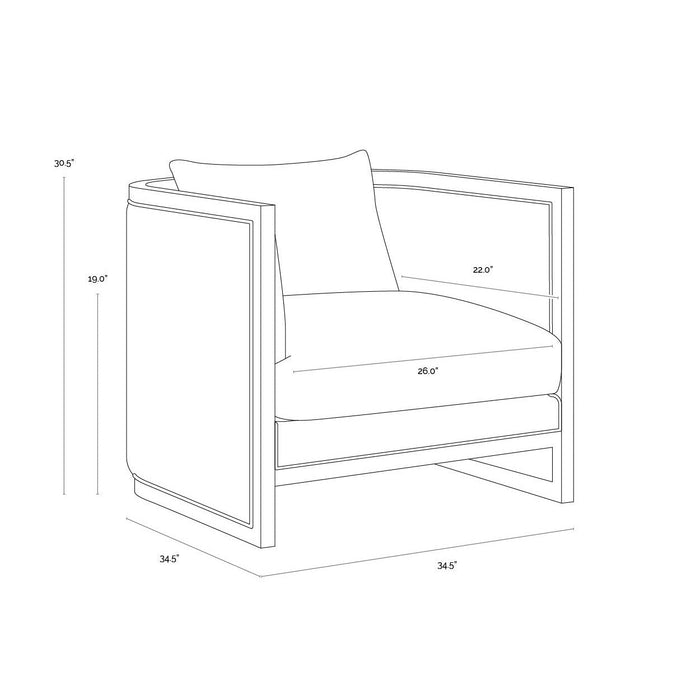 Sunpan Chloe Lounge Chair