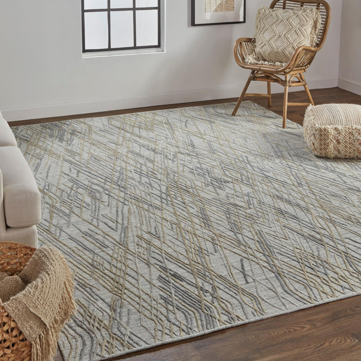 Feizy Elias 6589F Modern Abstract Rug
