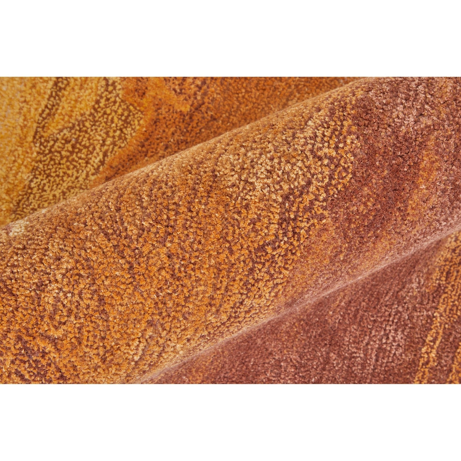 Feizy Anya 8921F Transitional Abstract Rug in Red/Orange/Ivory