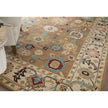 Feizy Springfield 8A45F Traditional Floral & Botanical Rug in Tan/Ivory/Blue