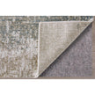 Feizy Richmond 39R5F Modern Abstract Rug in Ivory/Blue/Green