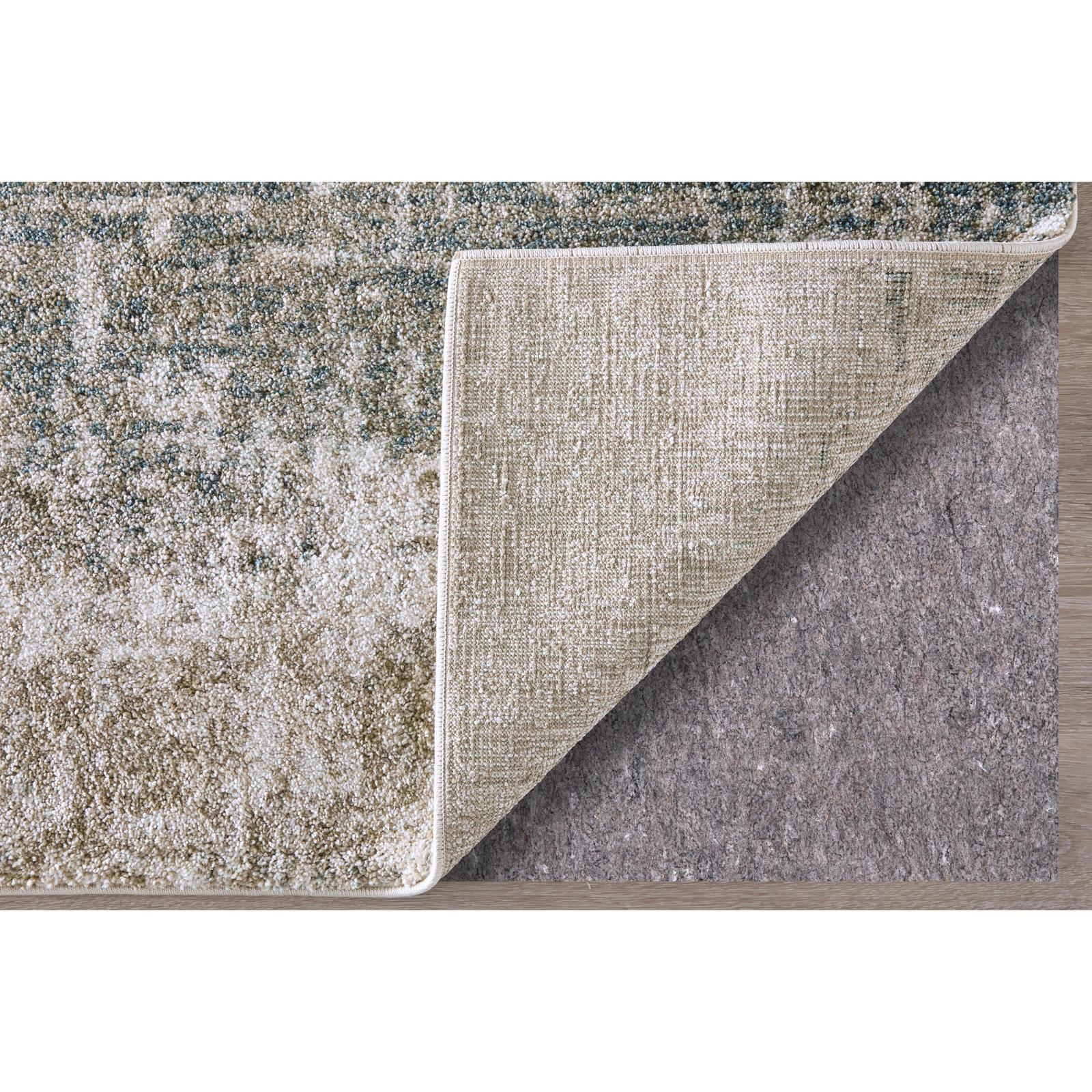 Feizy Richmond 39R5F Modern Abstract Rug in Ivory/Blue/Green