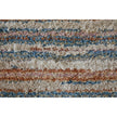Feizy Mynka 39IEF Transitional Stripes in Ivory/Blue/Orange