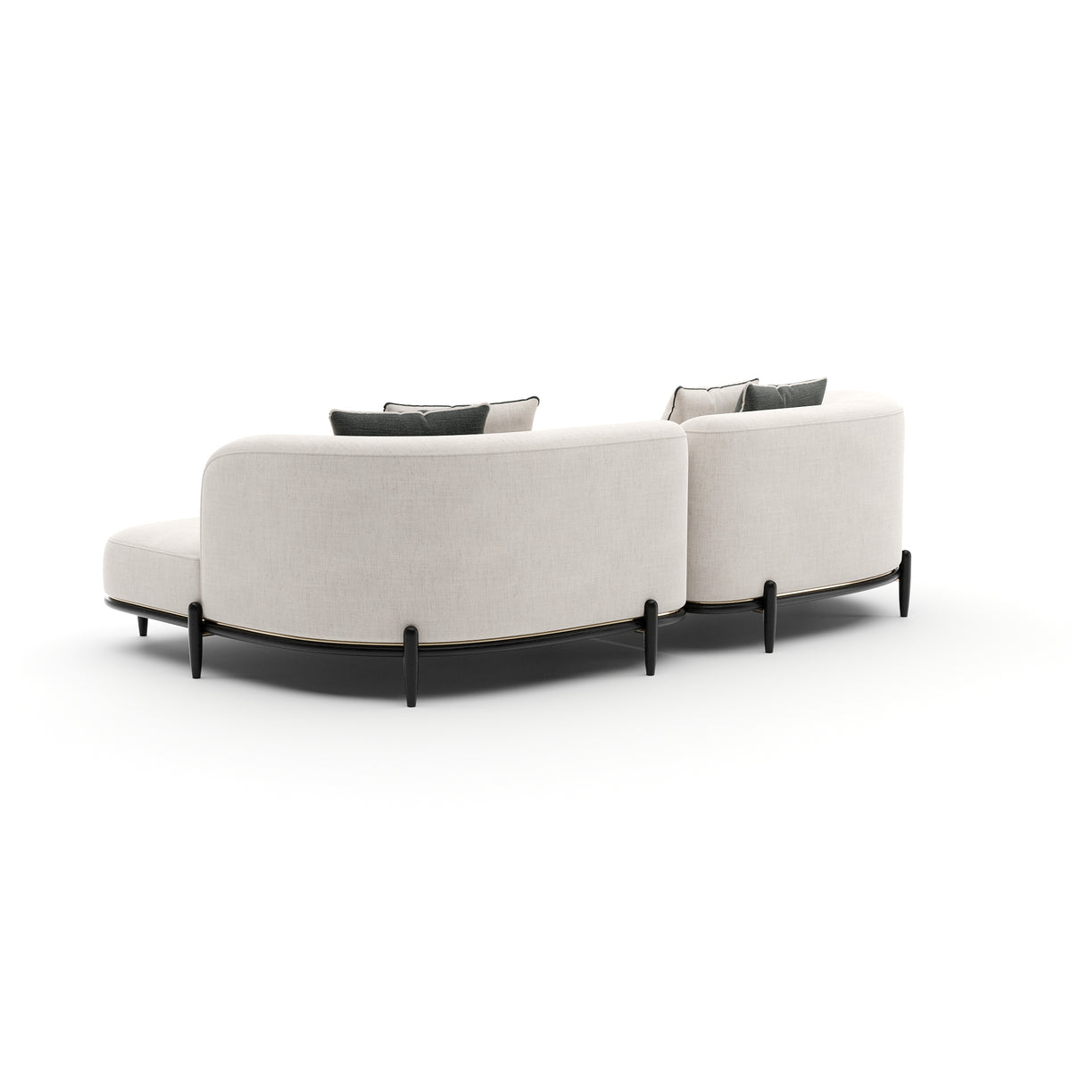Caracole Madera Sectional