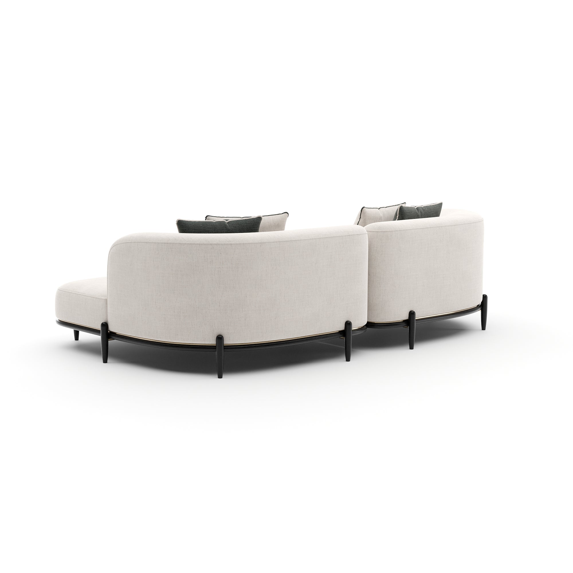 Caracole Madera Sectional