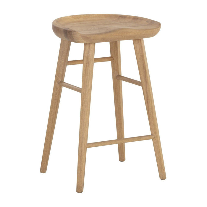 Sunpan Dominic Counter Stool - Light Oak