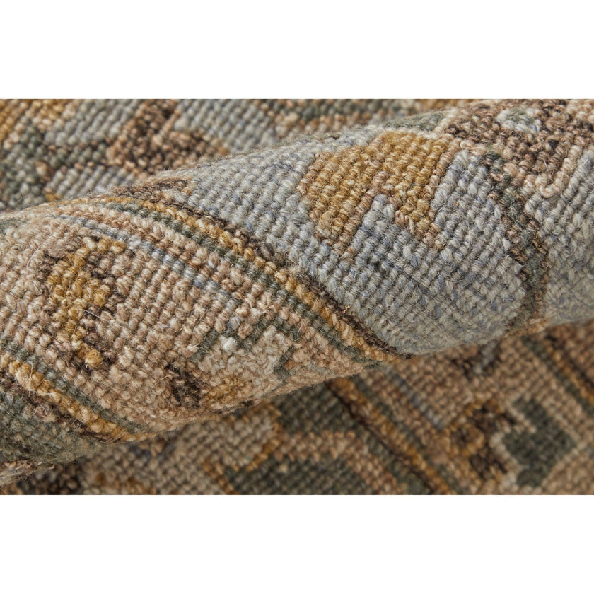 Feizy Corbitt 0612F Traditional Oriental in Blue/Gold/Gray