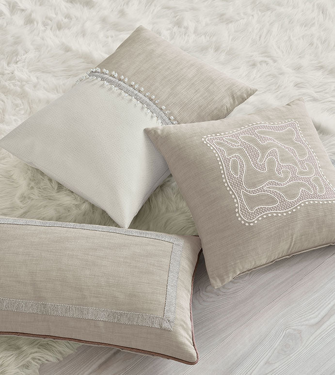 Eastern Accents Emmeline Mitered Gimp Decorative Pillow