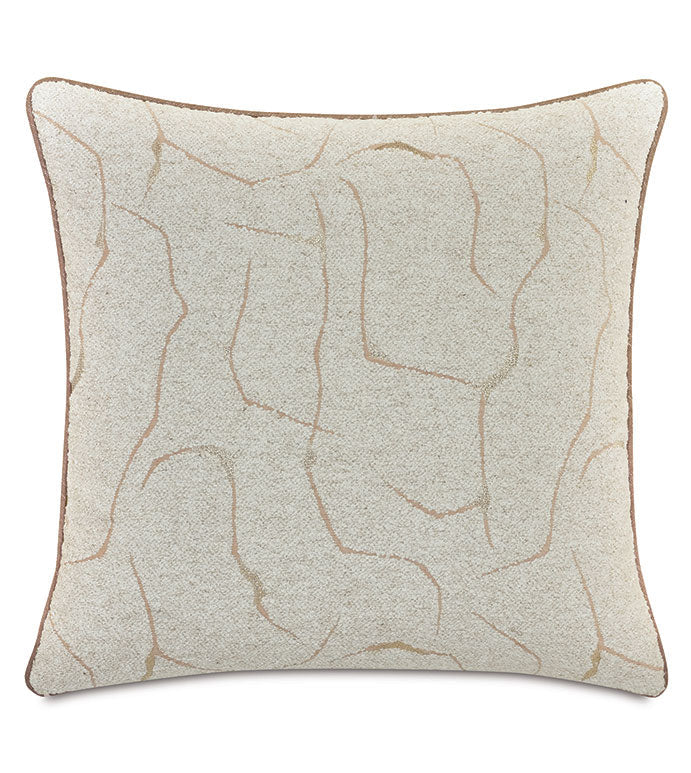 Eastern Accents Emmeline Metallic Decorative Pillow