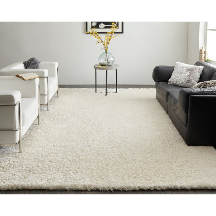 Feizy Darian 39K0F Modern Solid in White