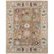 Feizy Springfield 8A45F Traditional Floral & Botanical Rug in Tan/Ivory/Blue