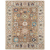 Feizy Springfield 8A45F Traditional Floral & Botanical Rug in Tan/Ivory/Blue