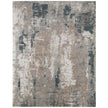 Feizy Richmond 39R6F Modern Abstract Rug in Gray/White/Blue