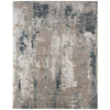 Feizy Richmond 39R6F Modern Abstract Rug in Gray/White/Blue