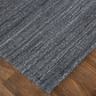 Feizy Redford 8670F Transitional Solid in Gray/Black