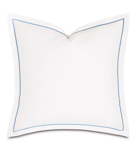 Eastern Accents Carlotta Velvet Ribbon Euro Sham