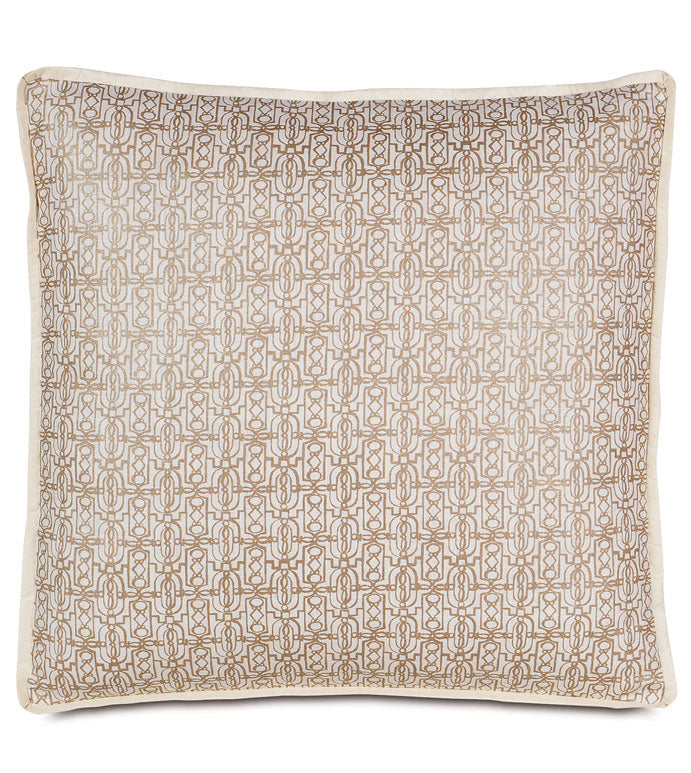 Eastern Accents Cordova Taupe Euro Sham