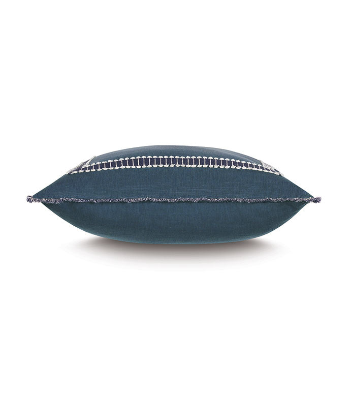 Eastern Accents High Tide Border Trim Euro Sham