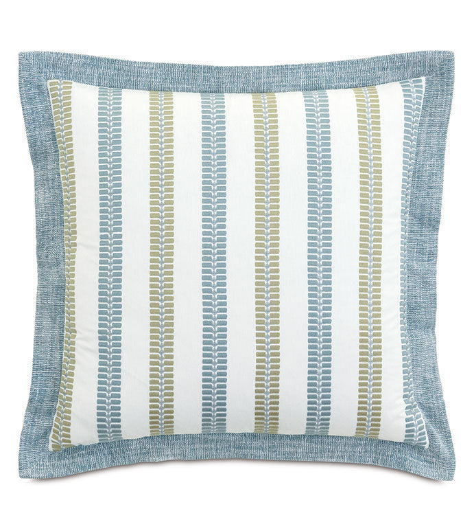 Eastern Accents Grenada Embroidered Euro Sham