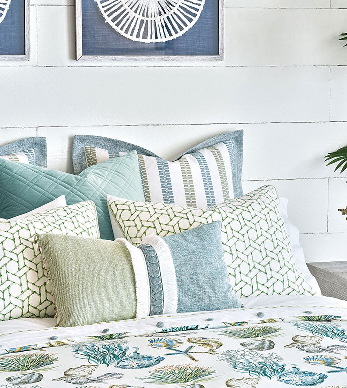 Eastern Accents Grenada Embroidered Euro Sham