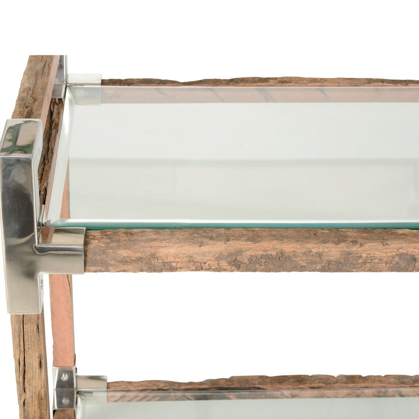 Wildwood Rustic Glam Bar Cart