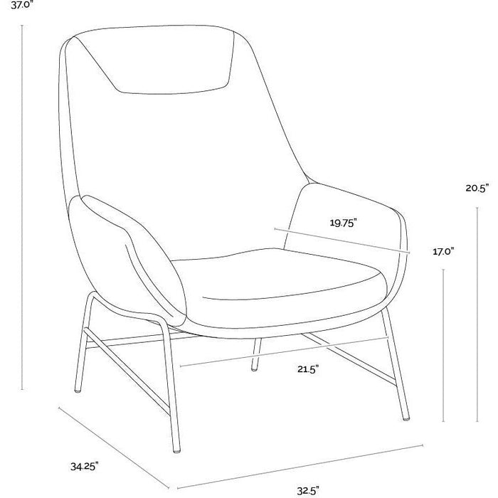 Sunpan Aletta Lounge Chair