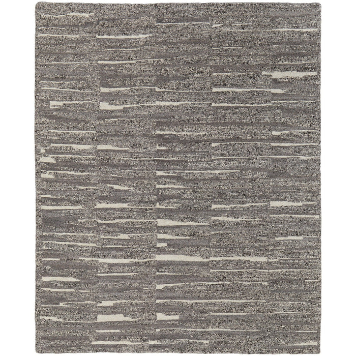 Feizy Navaro 8914F Modern Abstract Rug in Gray/Taupe/Ivory